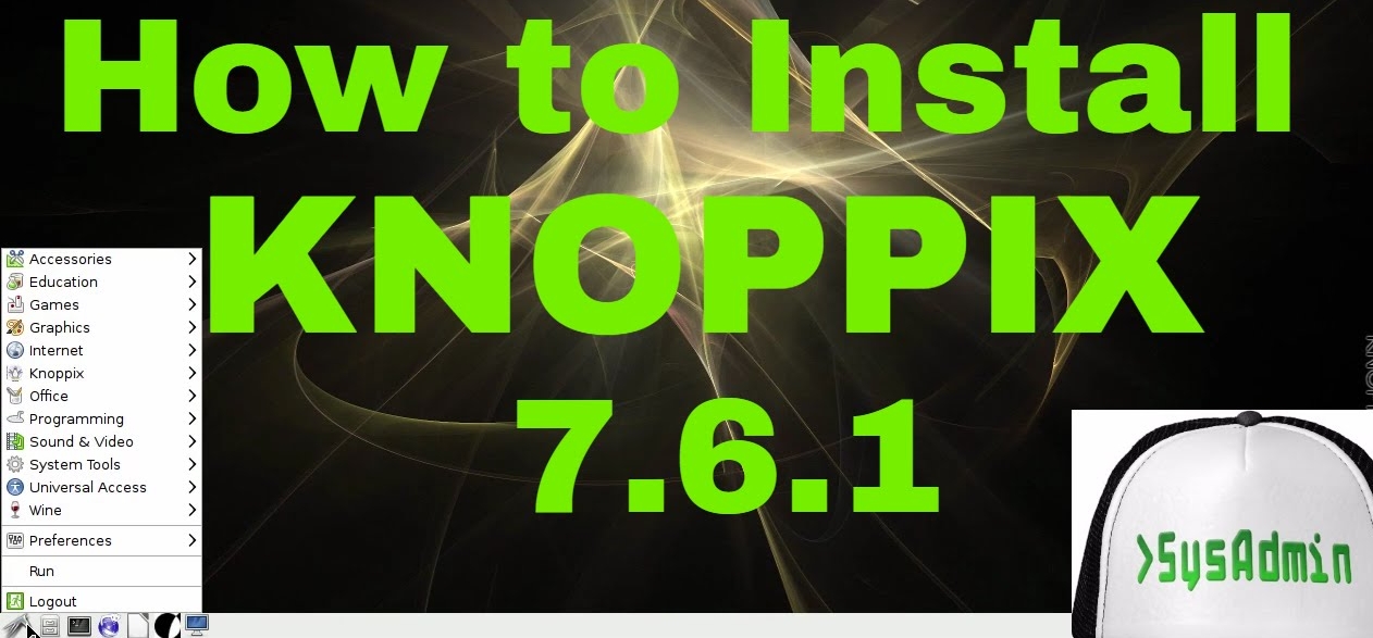 How to Install KNOPPIX 7.6 to Hard Disk or USB Flash Drive using VMware