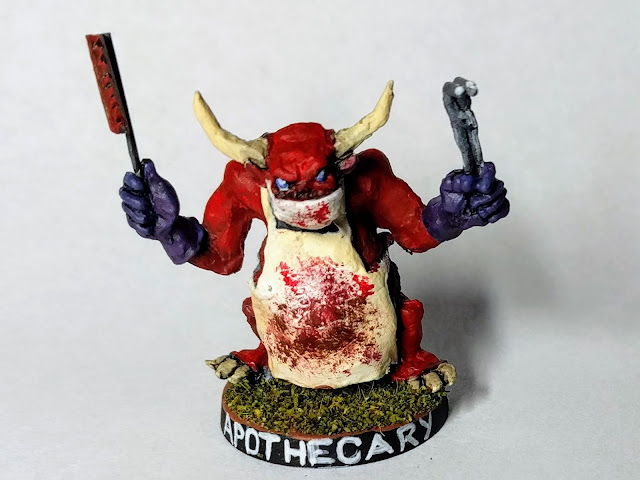 Painted Demonic Apothecary