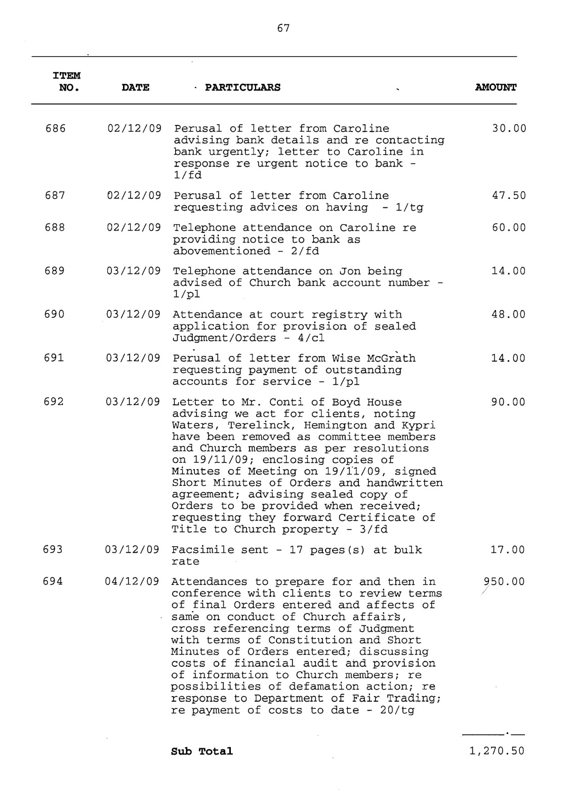 Filed Application for Assessment of Solicitor/Client Costs Filed Application for Assessment of Solicitor/Client Costs
