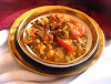 Black-Eyed Peas and Mung Beans in a Fragrant Spicy Tomato Sauce