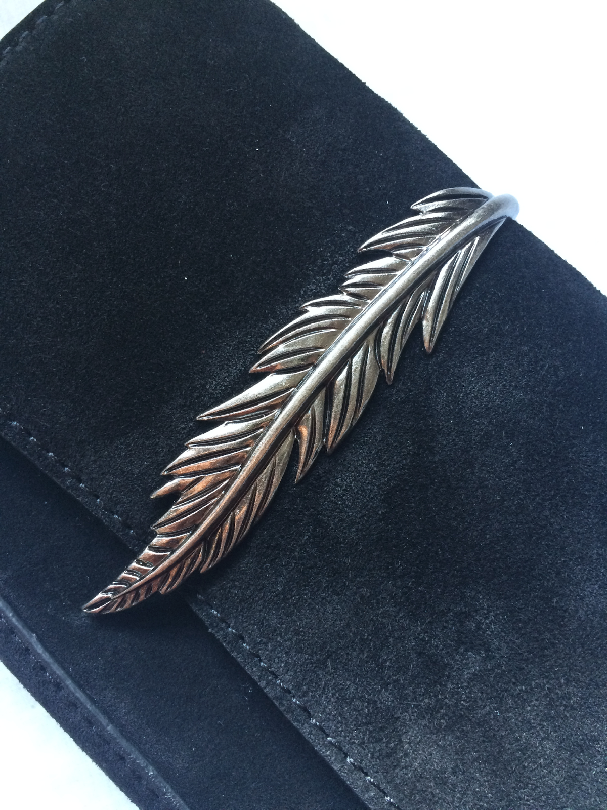 zara chain bag, high street, fashion blogger, accessories, metal feather detail