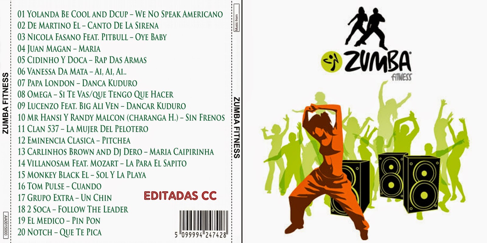 EDITADAS CC: CD ZUMBA FITNESS (2011)
