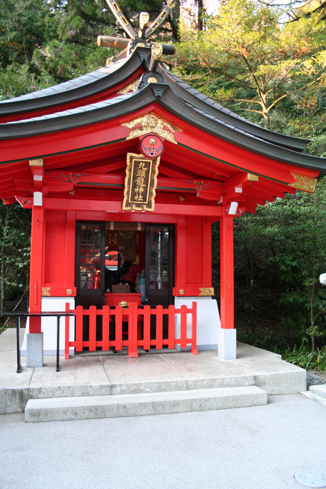 En route vers le Japon #10 Hakone, sanctuaire shinto et torii dans l'eau 2ème partie + repas