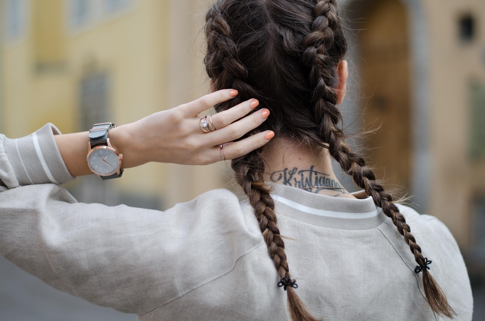 kristjaana mere dutch braids pop-pilot nylon strap watch kristjaana mere dutch braids pop-pilot nylon strap watch
