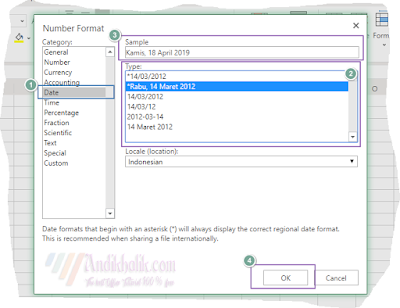 Cara Menggunakan fungsi Date and Time untuk Memformat Tanggal dan Waktu pada Cells Excel Cara Menggunakan fungsi Date and Time untuk Memformat Tanggal dan Waktu pada Cells Excel
