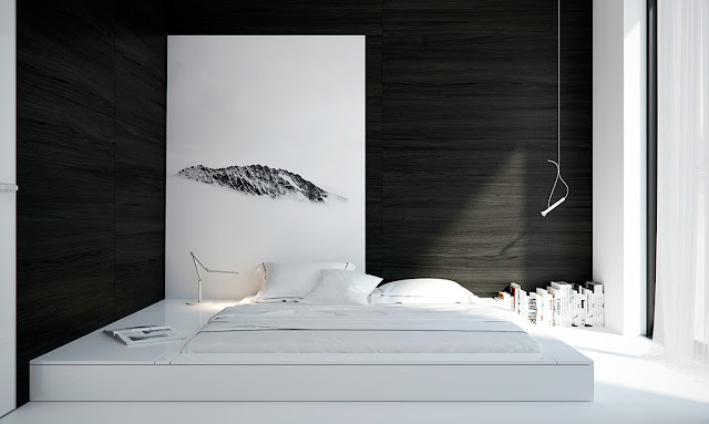 Desain Kamar Tidur Nuansa Hitam Putih Desain Kamar Tidur Nuansa Hitam Putih