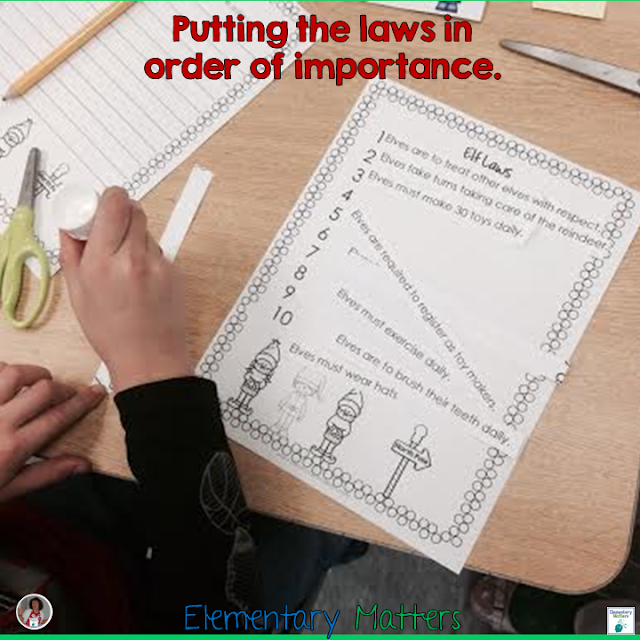 Elf Laws: A Social Studies Activity- Here's a fun activity to help get your children engaged in the process of law-making and thinking about what is really important!