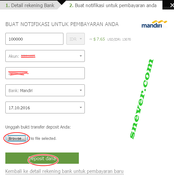 Cara melakukan deposit dana di FBS melalui bank lokal indonesia Cara melakukan deposit dana di FBS melalui bank lokal indonesia