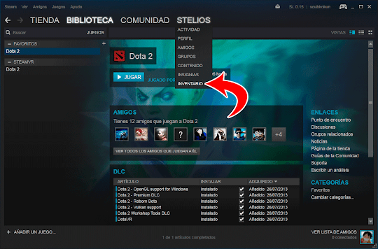 No puedo regalar items en DOTA 2 Reborn