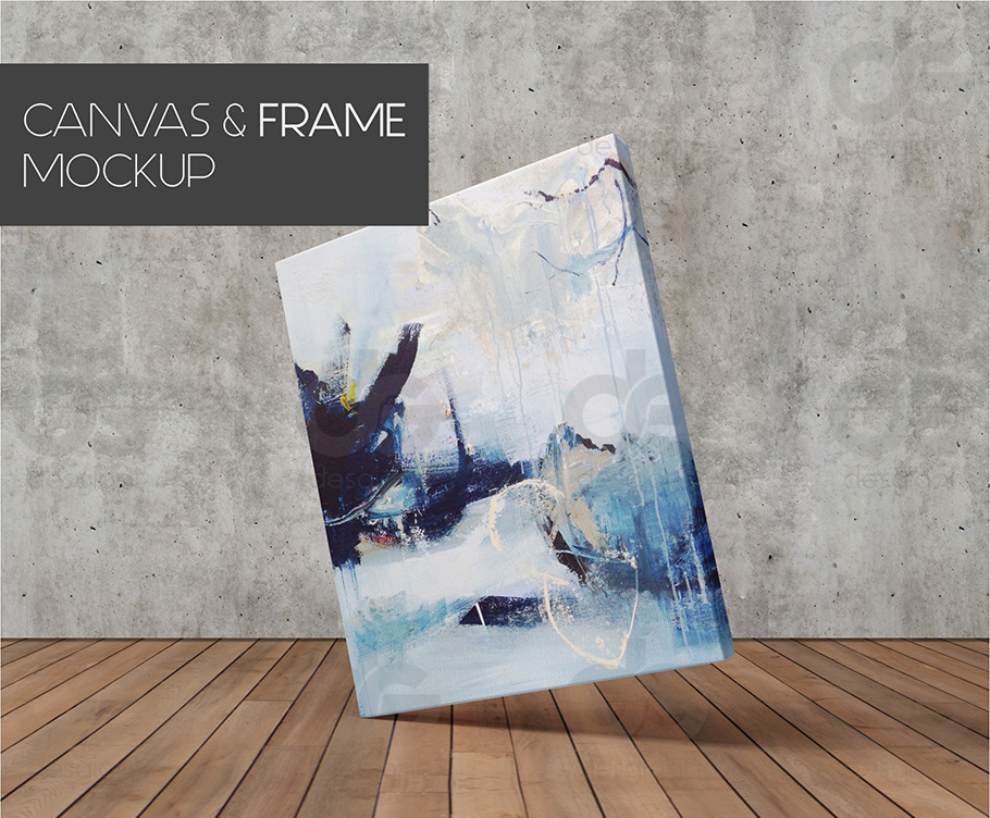 Free Minimalist Canvas Art Frame Mockup Free Minimalist Canvas Art Frame Mockup