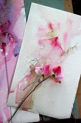 sweet watercolour pea flowers peas painting flower watercolor watercolours paintings haines jean april romantic language isn birth paint adelaparvu pictura