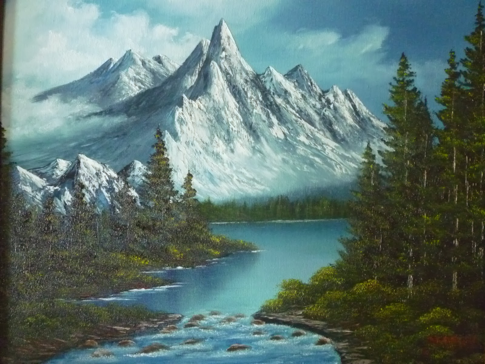 Живопись. Bob Ross, 