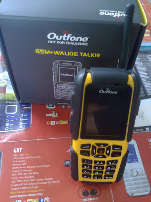 OUTFONE A83 SUPORT WALKIE TALKIE UHF  HARGA  Rp. 2.500.000,-