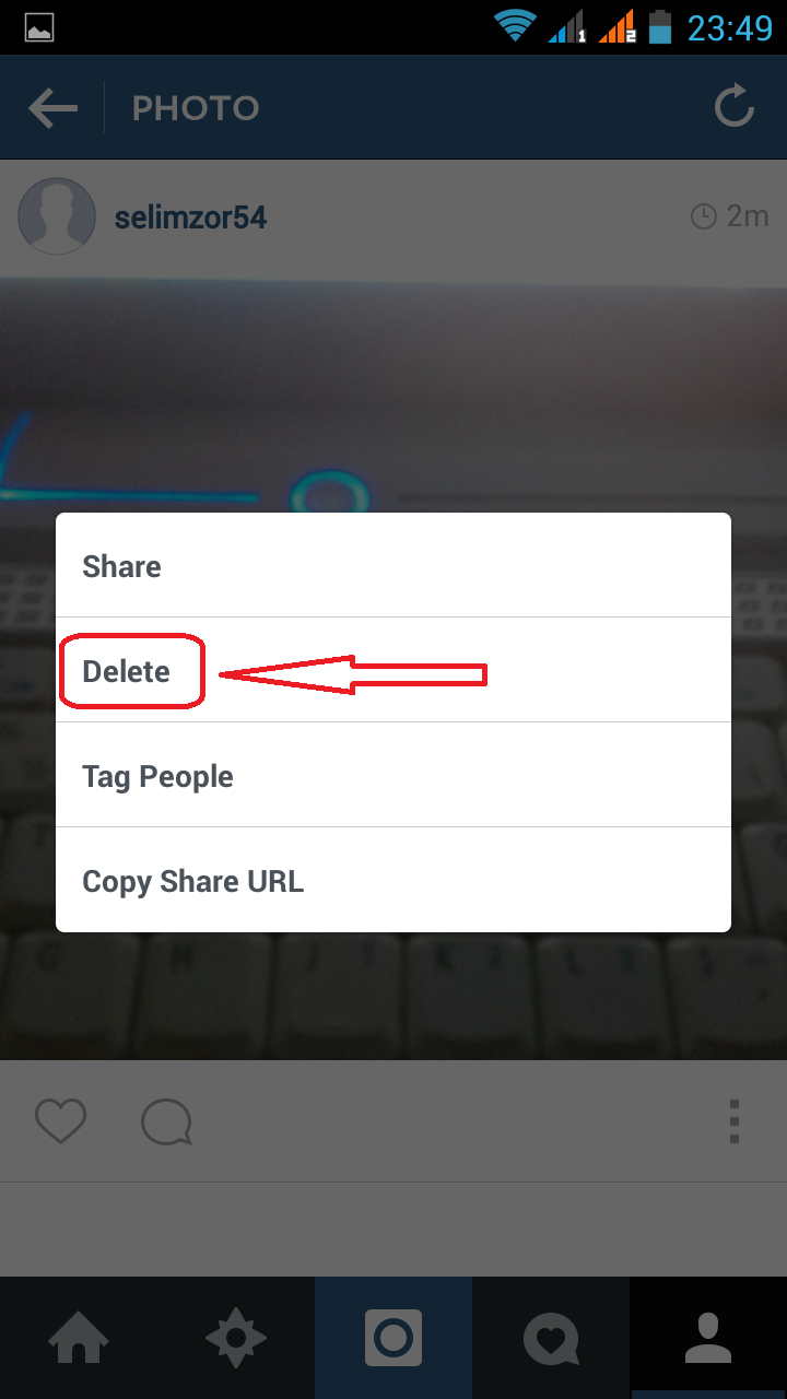 Social Media Help How do I delete my instagram photos or videos?