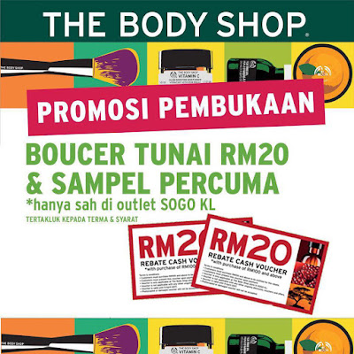 The Body Shop Malaysia Free Cash Vouchers & Samples