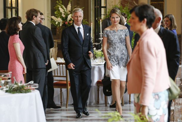 King and Queen Mathilde received the participants of Brussels-Asia Society Dialogue for dinner at the Royal Palace in Laeken