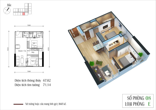 Thiết kế căn 08 tòa CT4 Eco Green City Thiết kế căn 08 tòa CT4 Eco Green City