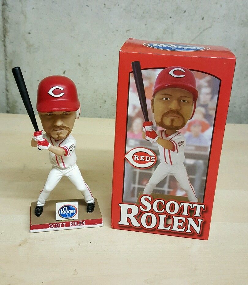 Cincinnati Reds Baseball Card Collector Scott Rolen Bobblehead