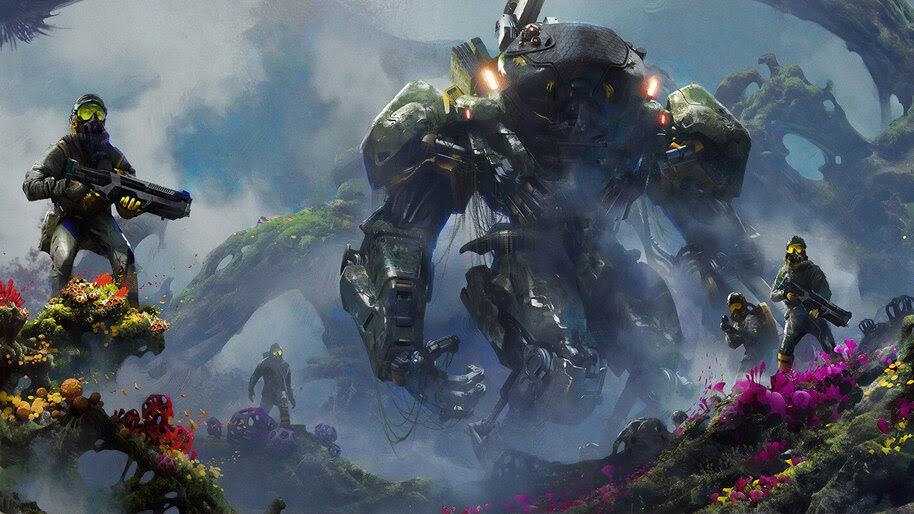 Sci-Fi, Soldiers, Robot, Mech, 4K, #4.1043