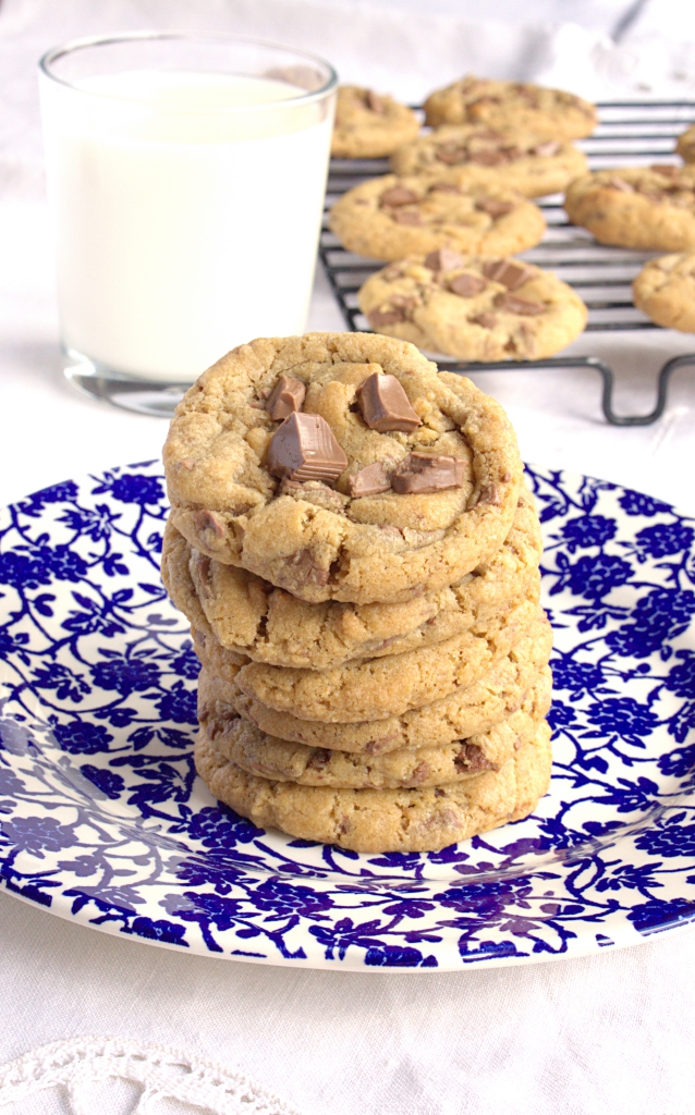 I'd Much Rather Bake Than... Brown Butter Milk Chocolate Chip Cookies