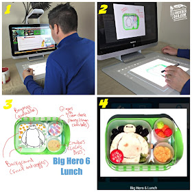 Making a Big Hero 6 lunch with the Sprout by HP