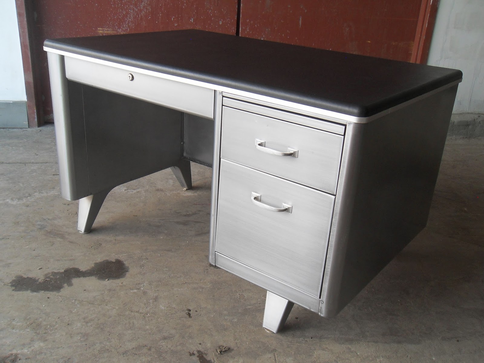 Uncategorized Vintage Steel Tanker Desk compression studio small cole steel desk