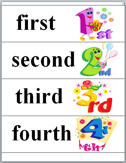 word clip art numbers - photo #4