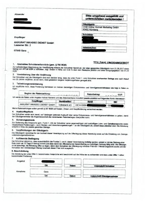 Akkurat Inkasso Dienst GmbH Teilzahlungsangebot Akkurat Inkasso Dienst GmbH Teilzahlungsangebot