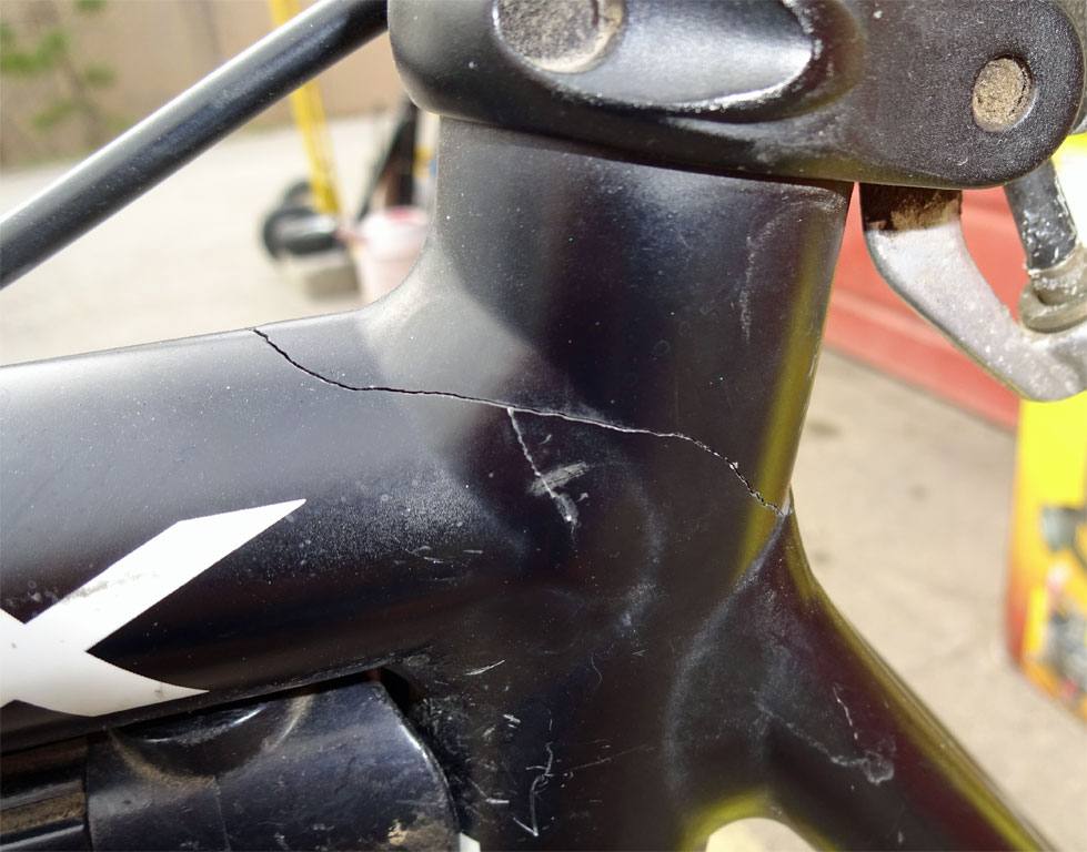 The Bike Nazi Cannondale crack, cont.