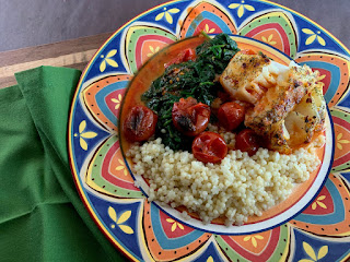 Baked Cod with Cherry Tomatoes