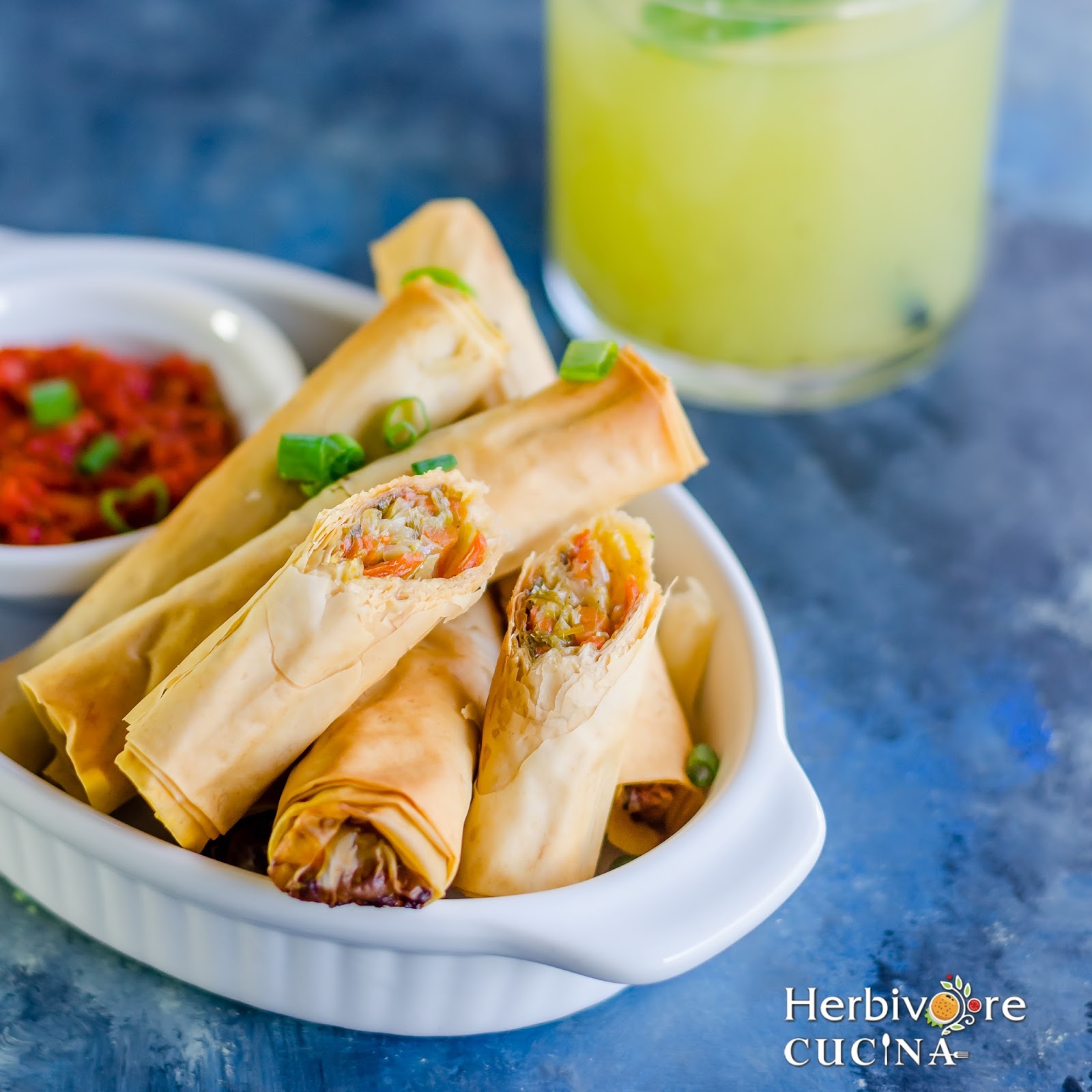 Herbivore Cucina Super Simple Baked Spring Rolls