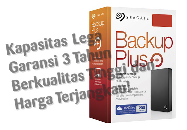 Seagate Backup Plus Portable 5TB 2.5" USB 3.0. Kapasitas Lega, Garansi 3 Tahun, High Quality dan Harga Terjangkau Seagate Backup Plus Portable 5TB 2.5" USB 3.0. Kapasitas Lega, Garansi 3 Tahun, High Quality dan Harga Terjangkau