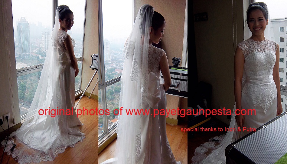 gaun pesta pernikahan modern