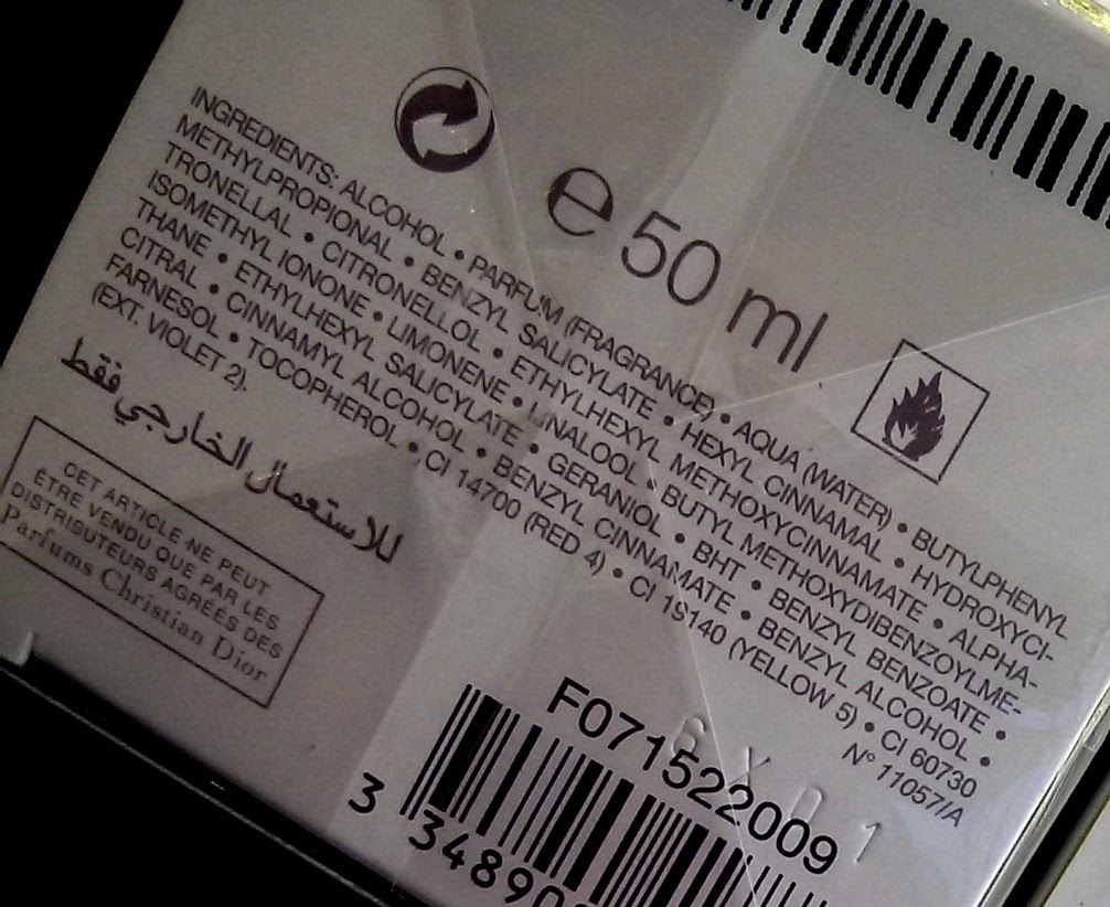 jadore perfume ingredients