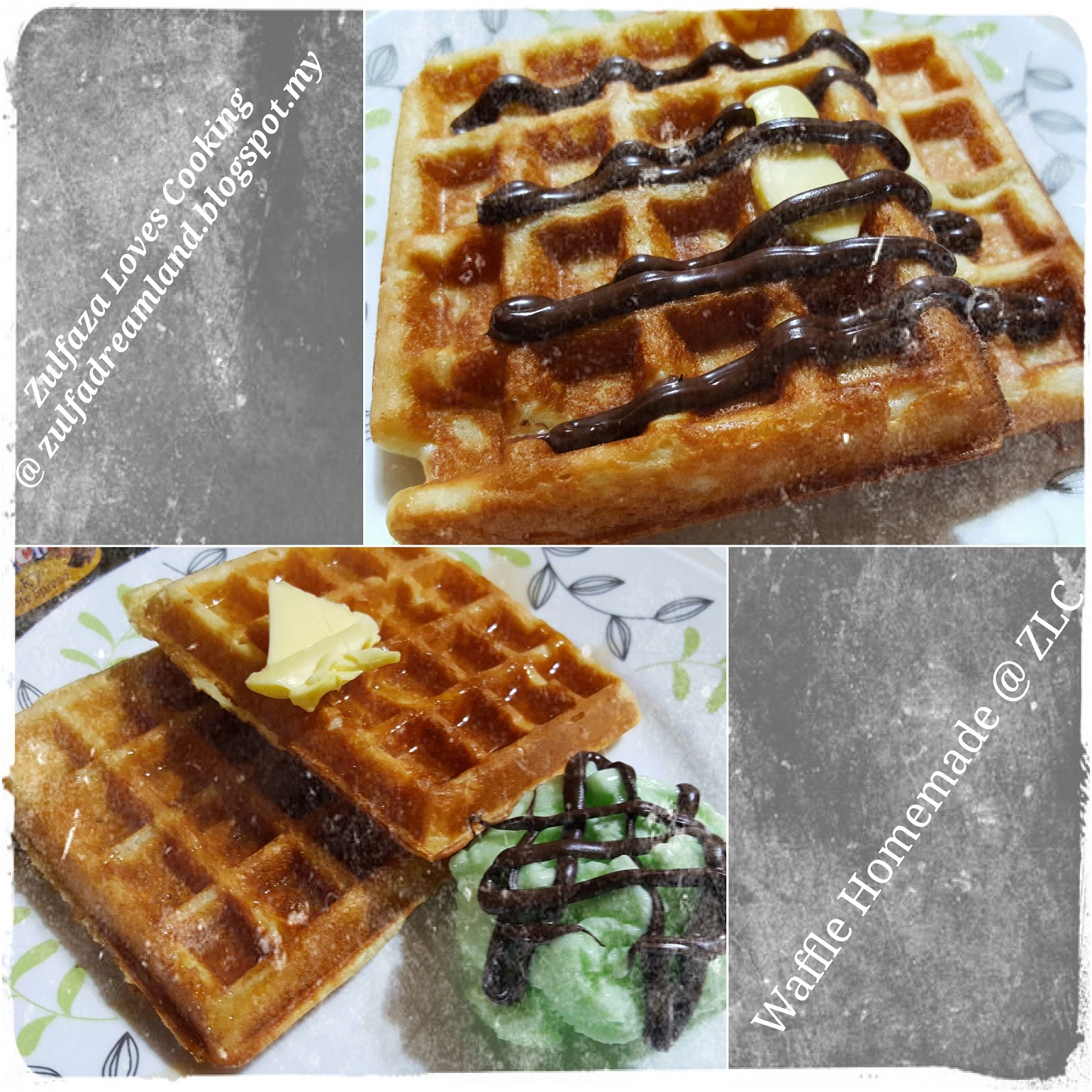 ZULFAZA LOVES COOKING Waffle homemade