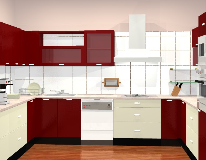 SRI AKRUTHI ENTERPRISES.,VIJAYAWADA HI Glossy Kitchen Designs