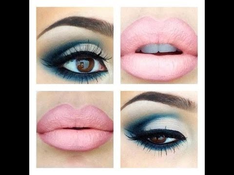 MAQUILLAJE EN TONOS AZULES by maquillajebellezamujer.blogspot.com
