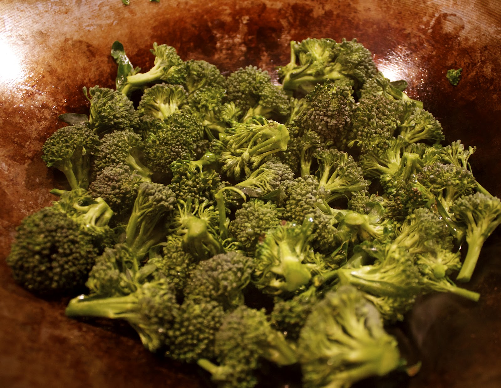 modern garden: healthy stir-fry #3 : {broccolini, walnuts and gingered ...
