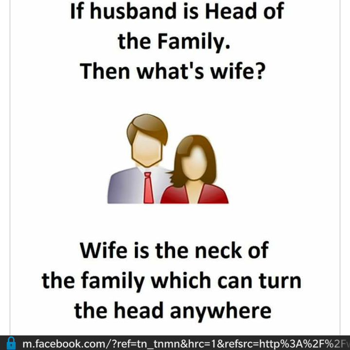 Муж голова а жена шея