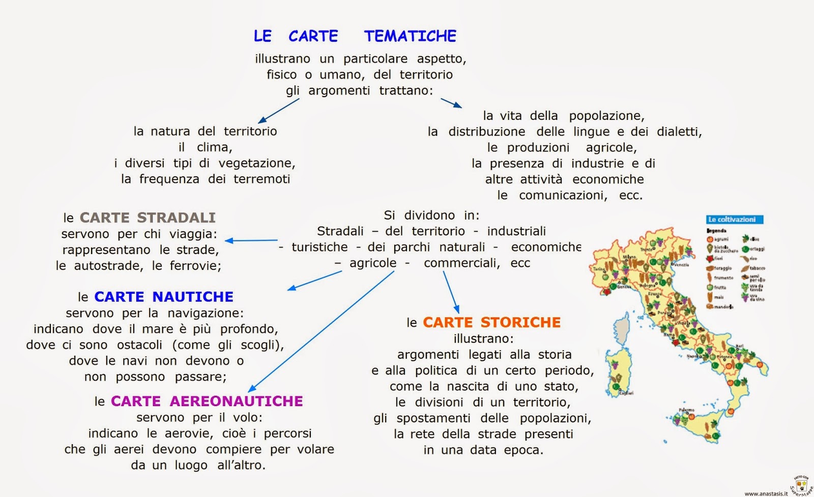 Paradiso delle mappe: Carte tematiche