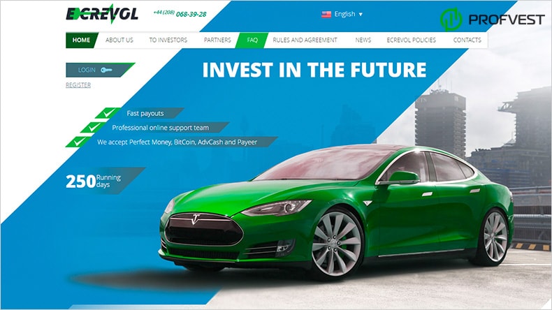 Energy Cars Revolution: обзор и отзывы о ecrevol.com (HYIP платит) Energy Cars Revolution обзор и отзывы HYIP-проекта