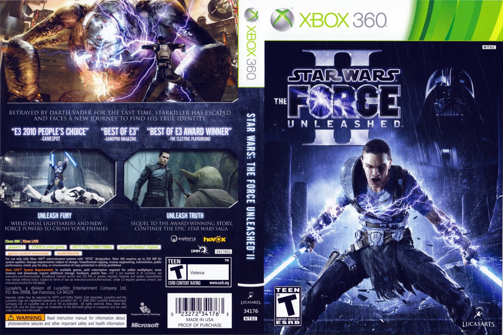 Игры xbox 360 wars. Star Wars the Force unleashed Xbox 360. Star Wars the Force unleashed Xbox 360 обложка. Star Wars the Force unleashed 2 Xbox 360. Star Wars игра на Xbox 360 unleashed.
