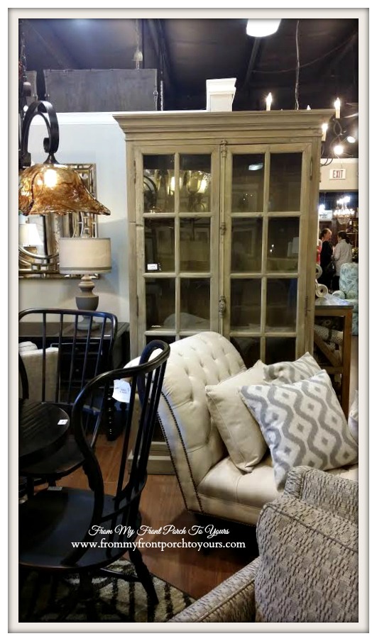 Laurie's Home Furnishings-Famrhouse China Cabinet- From My Front Porch To Yours