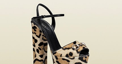 Hollywood Haus of Fashion: Super Sweet Leopard Print Sandals by Gucci