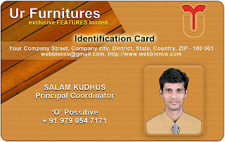 ID card Templates - Furniture IDCard - 03 Idcard Templates - Furniture IDCard - 03