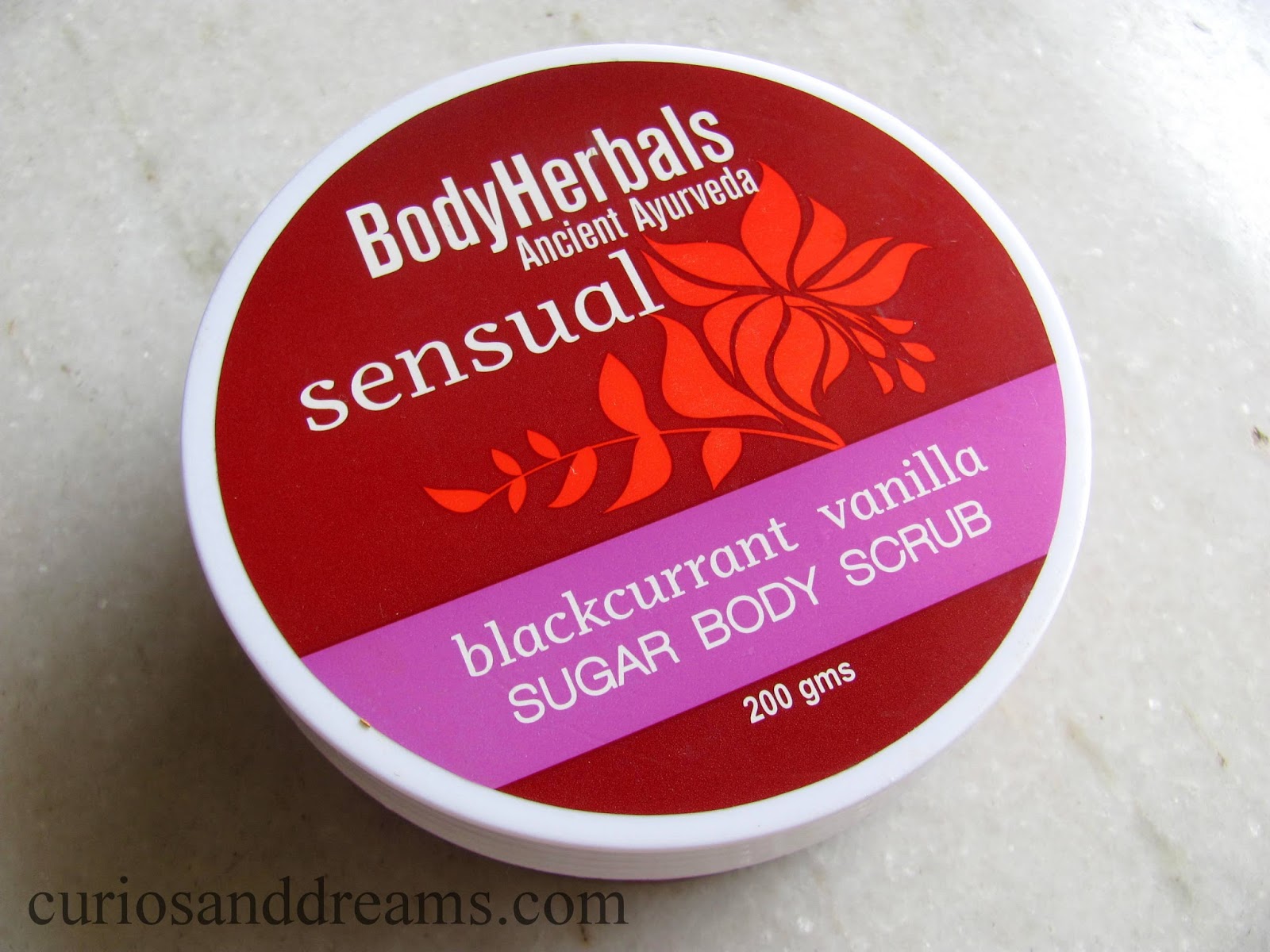 Body Herbals Sensual Blackcurrant and Vanilla Sugar Body Scrub Review