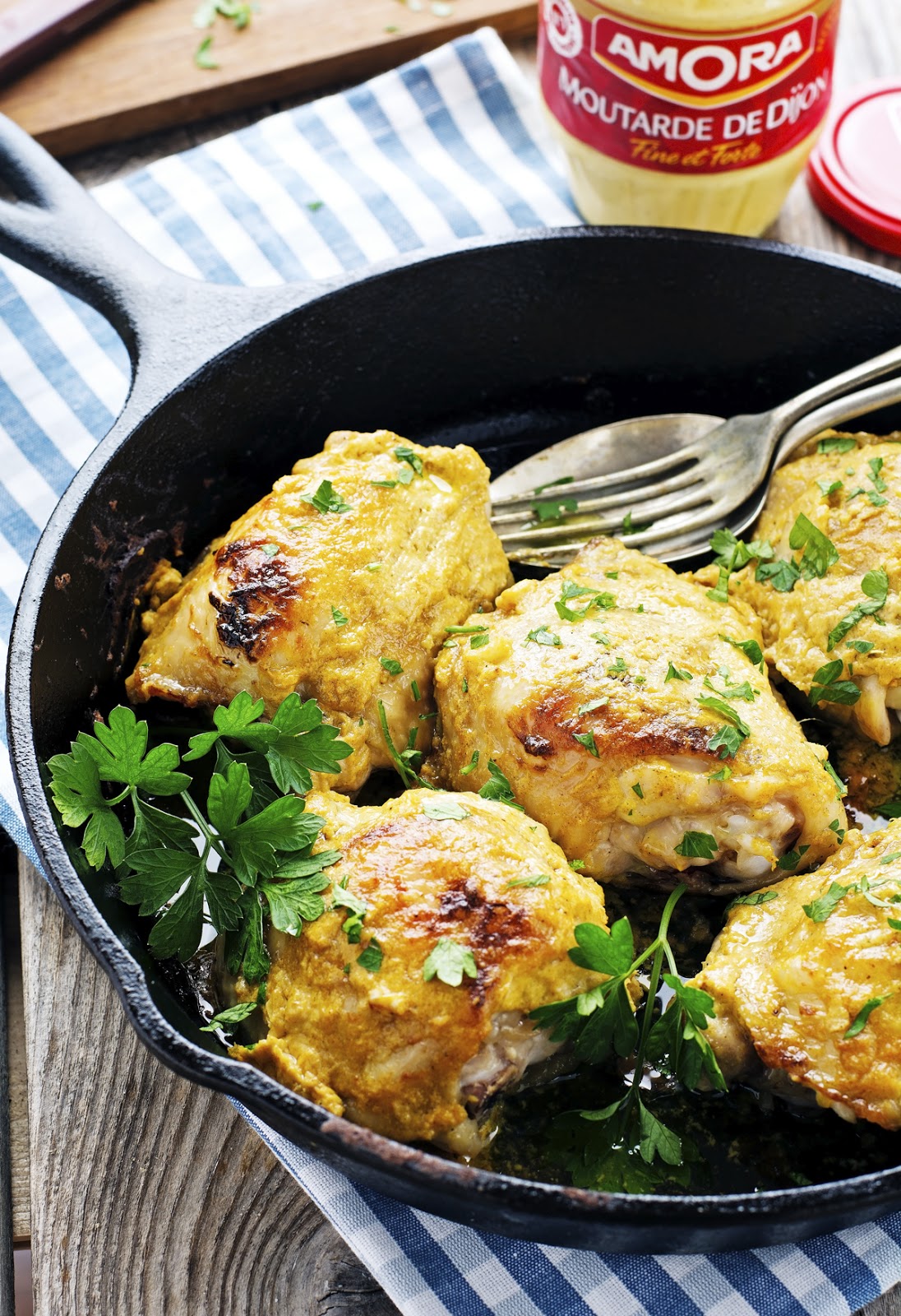 The Iron You 4Ingredient Deviled Chicken Thighs