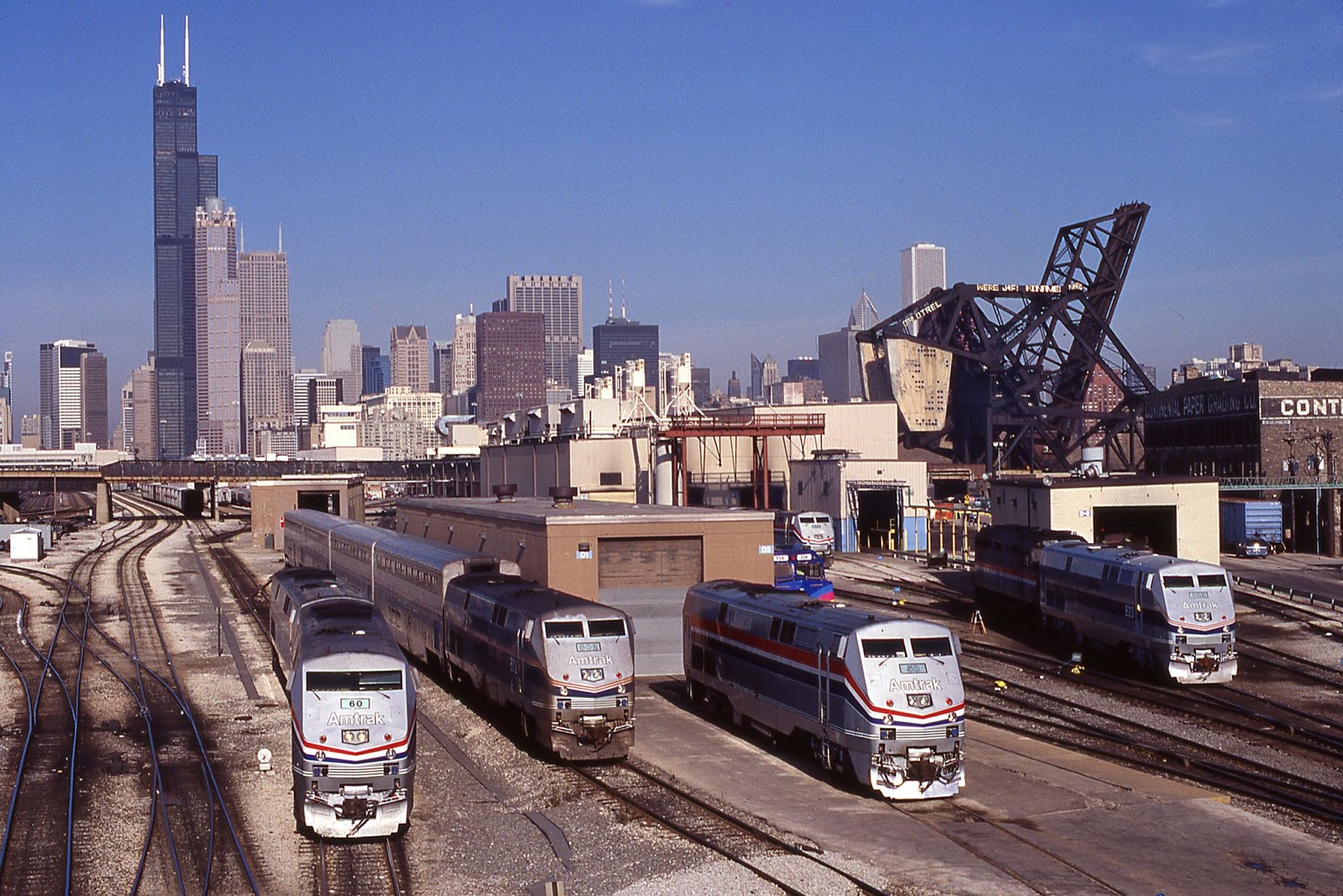 Industrial History Amtrak Chicago Yard and Steam Power Plant