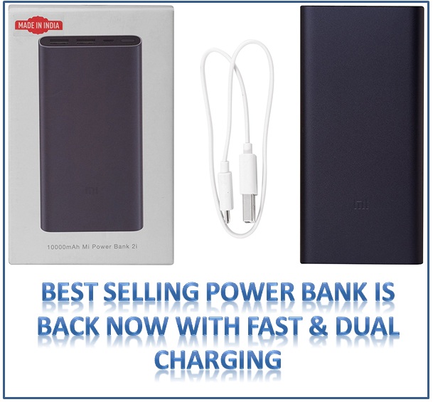 Best Selling Power Bank is back now with fast & dual charging