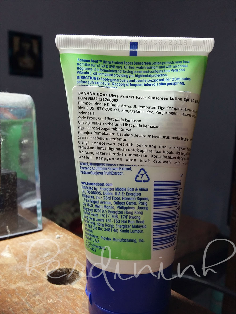 cara pakai sunblock banana boat